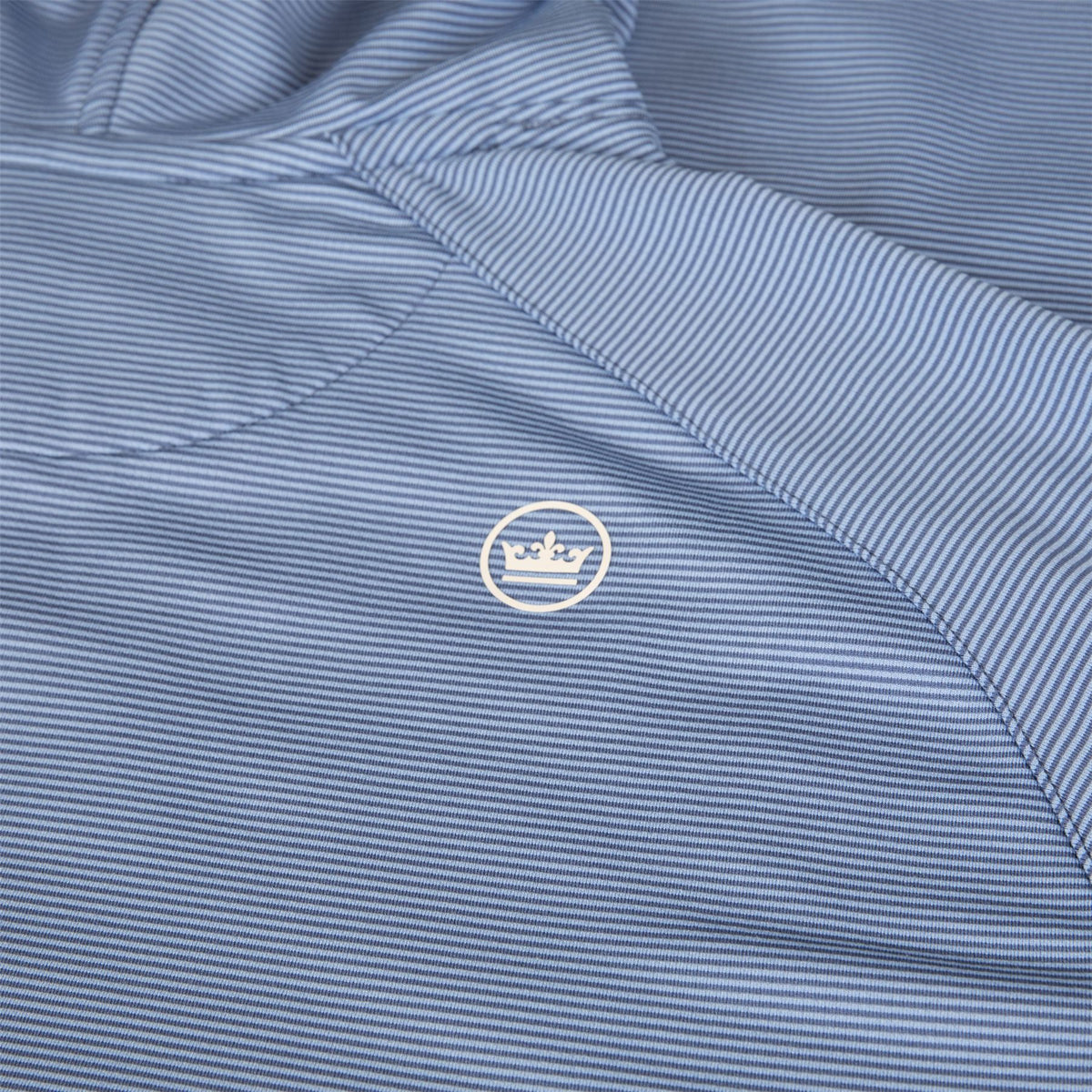 Pine Sugar Stripe Performance hoodie Windsor Blue