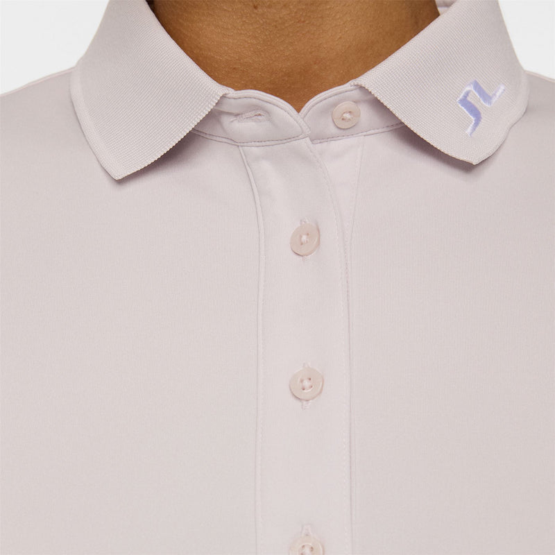 Womens Tour Tech Polo Grey Lilac