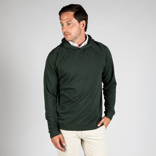 Crown Comfort Knit Hoodie Deep Verdant