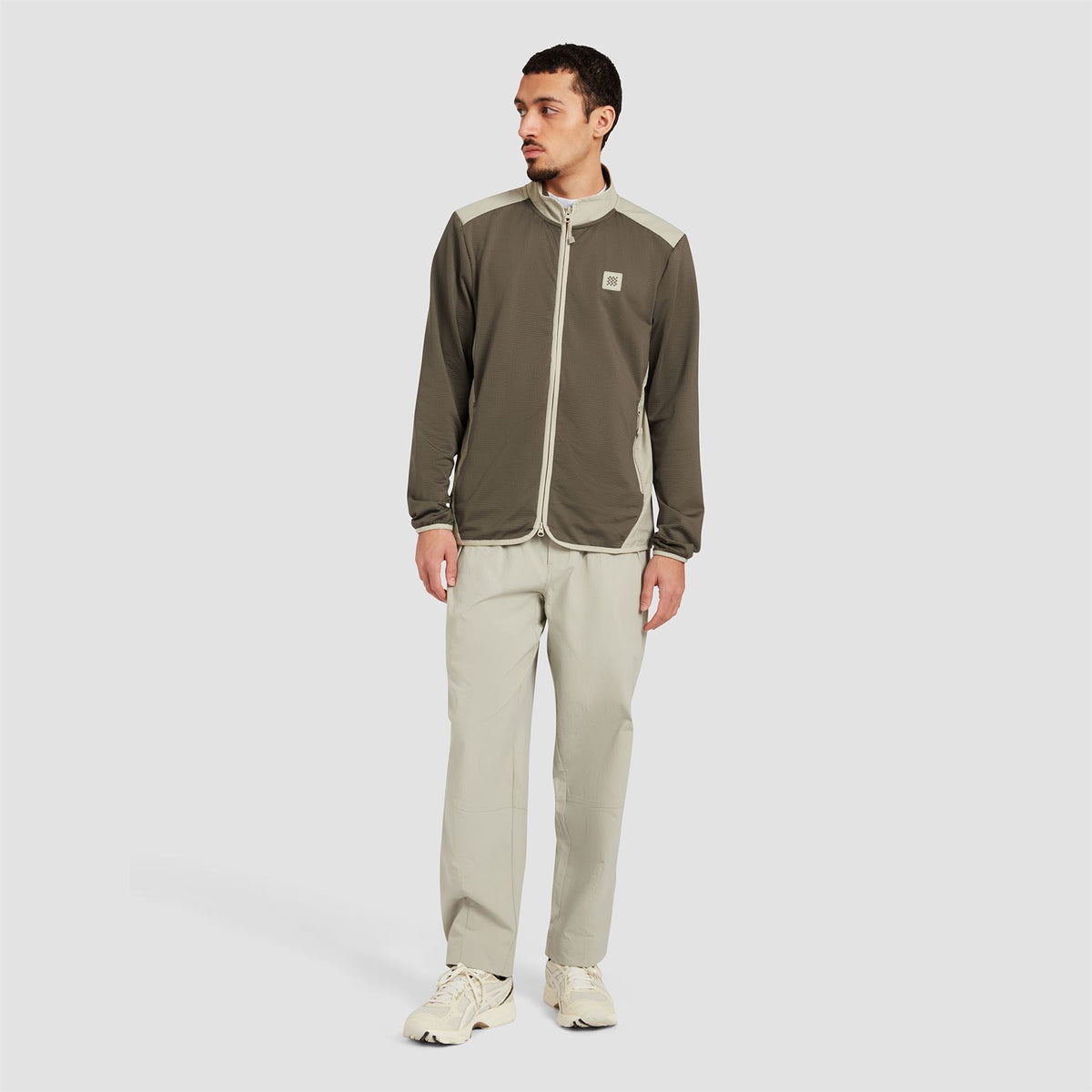 Hybrid Fleece Mid Layer Olive