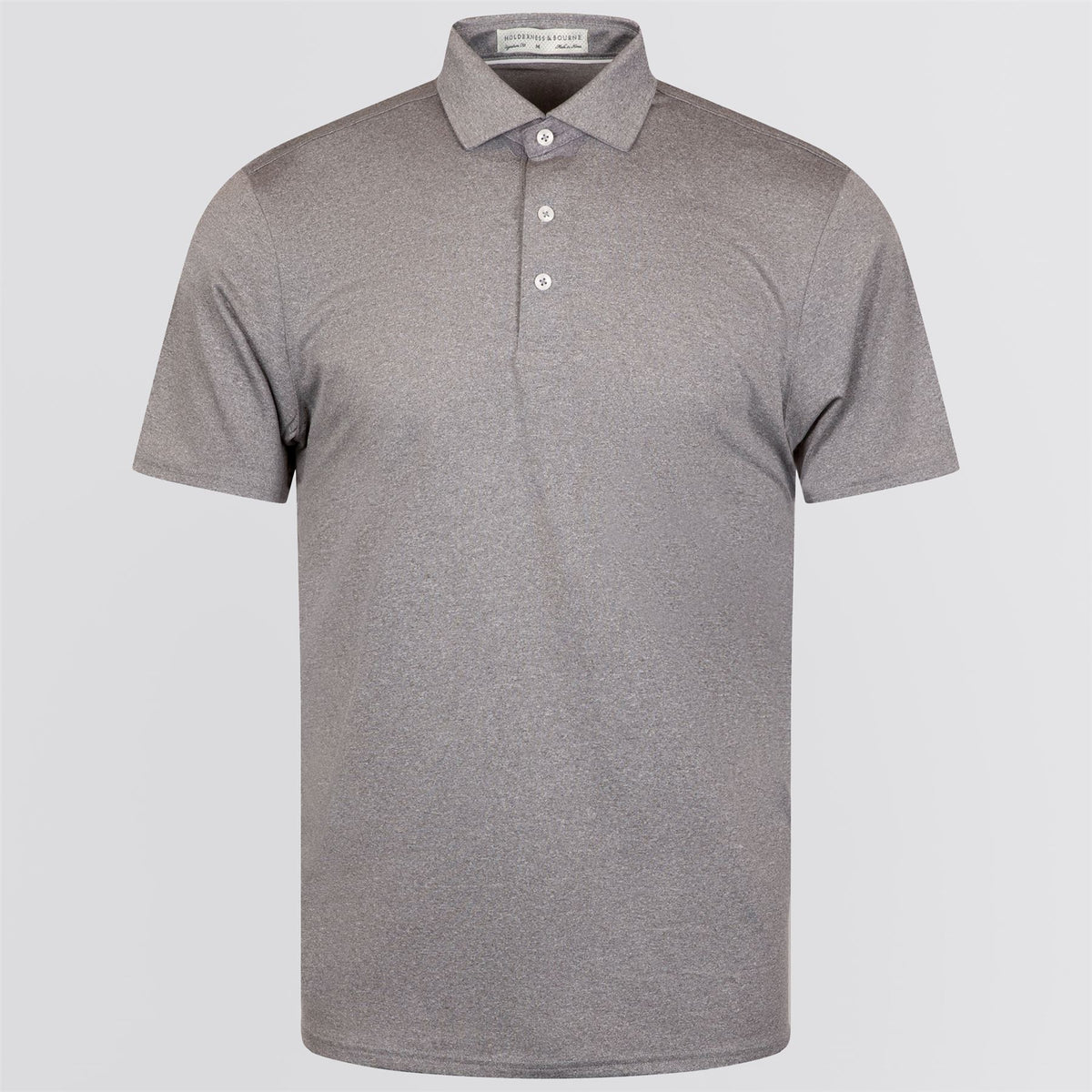 The Anderson Polo Heathered Gray