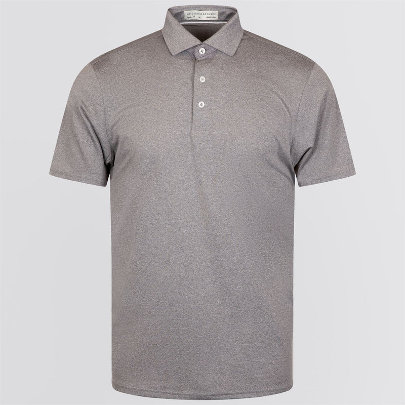 The Anderson Polo Heathered Gray