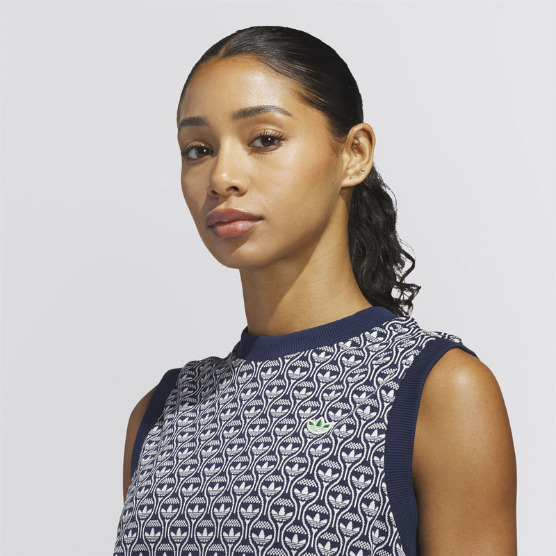 Womens Originals All Over Vest Night Indigo