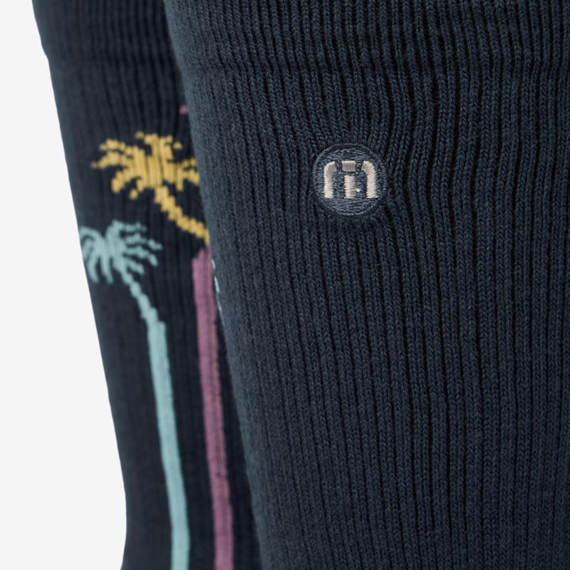 Tiki Flame Socks Total Eclipse