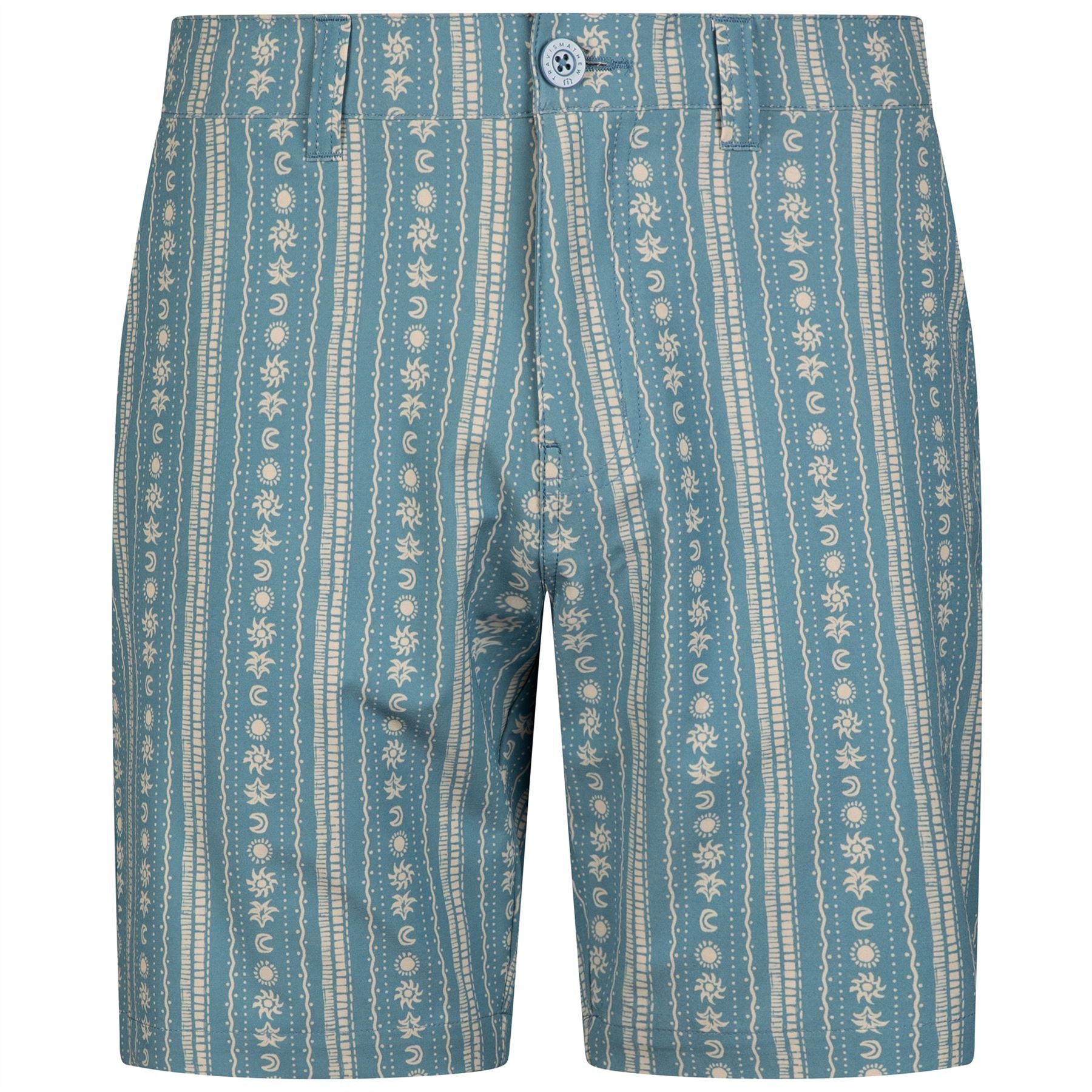 Tech Chino Print Shorts Captains Blue