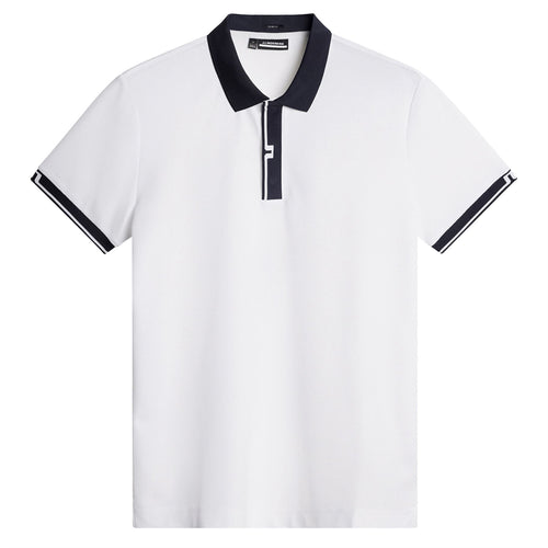 Bay Slim Sport Pique Polo White - SS25