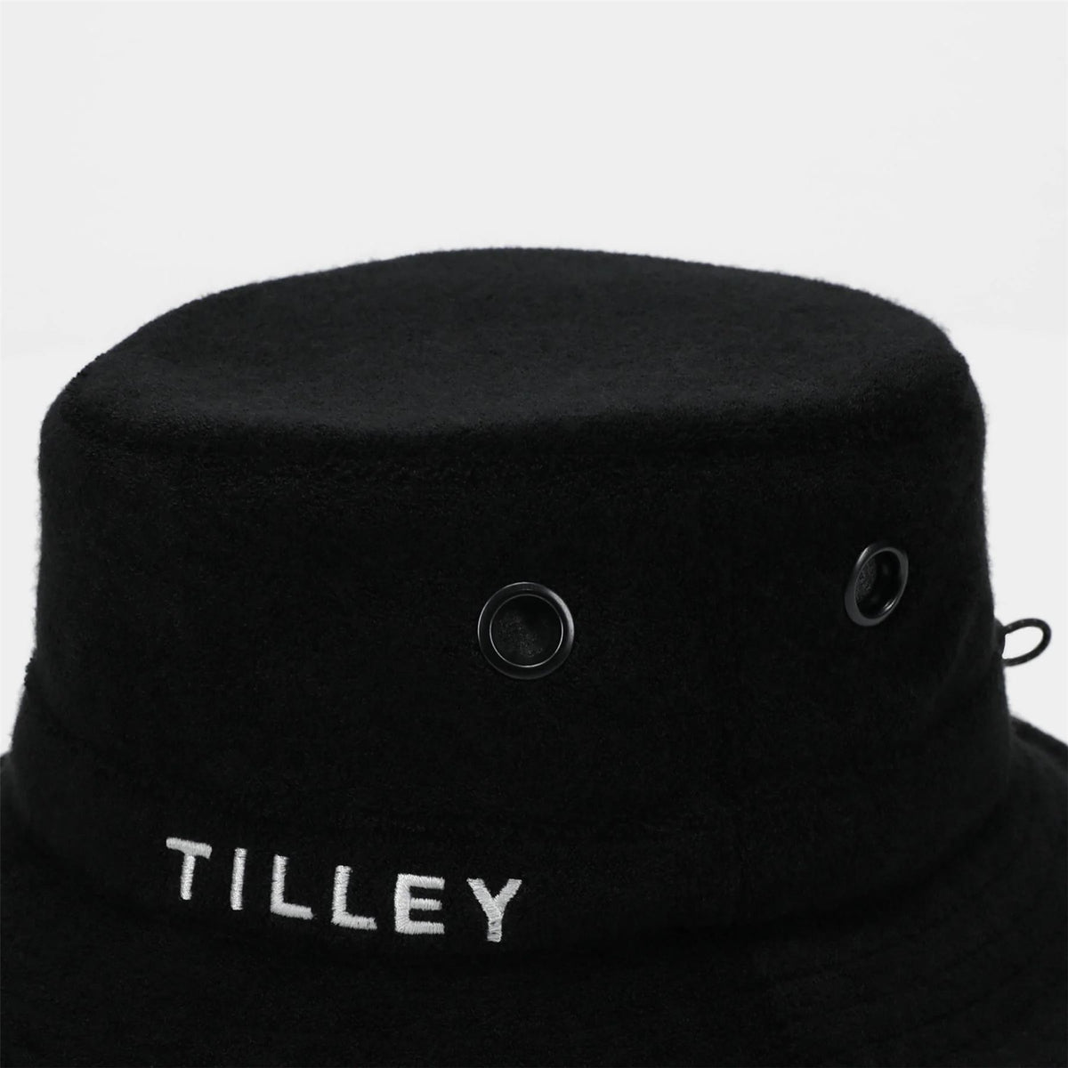 Terry Towel Sport Bucket Hat Black