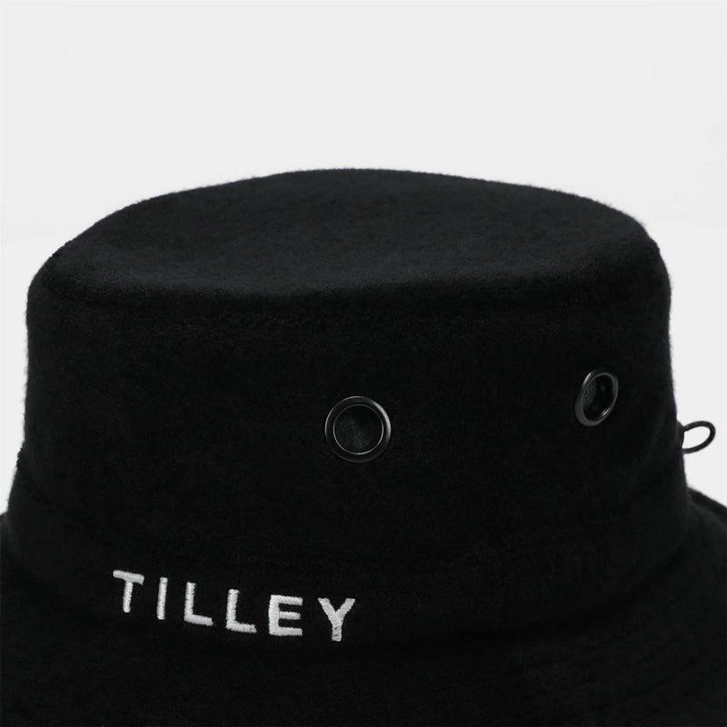 Terry Towel Sport Bucket Hat Black