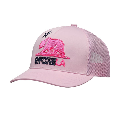 Womens G/FORE LA Trucker Hat Blush - SS25