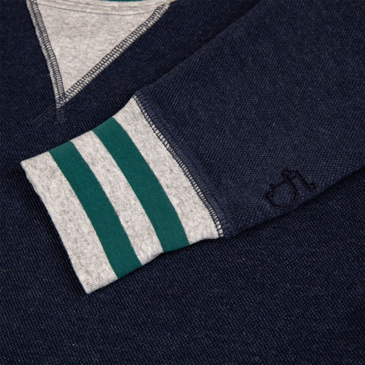 Marshall Crewneck Sweater Navy Heather