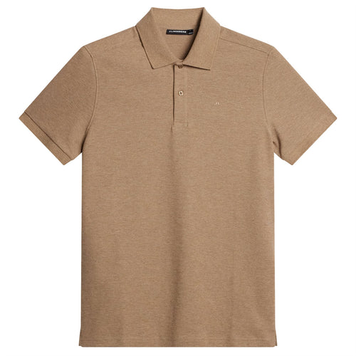 Troy Seasonal Pique Polo Tiger Brown Melange - AW24