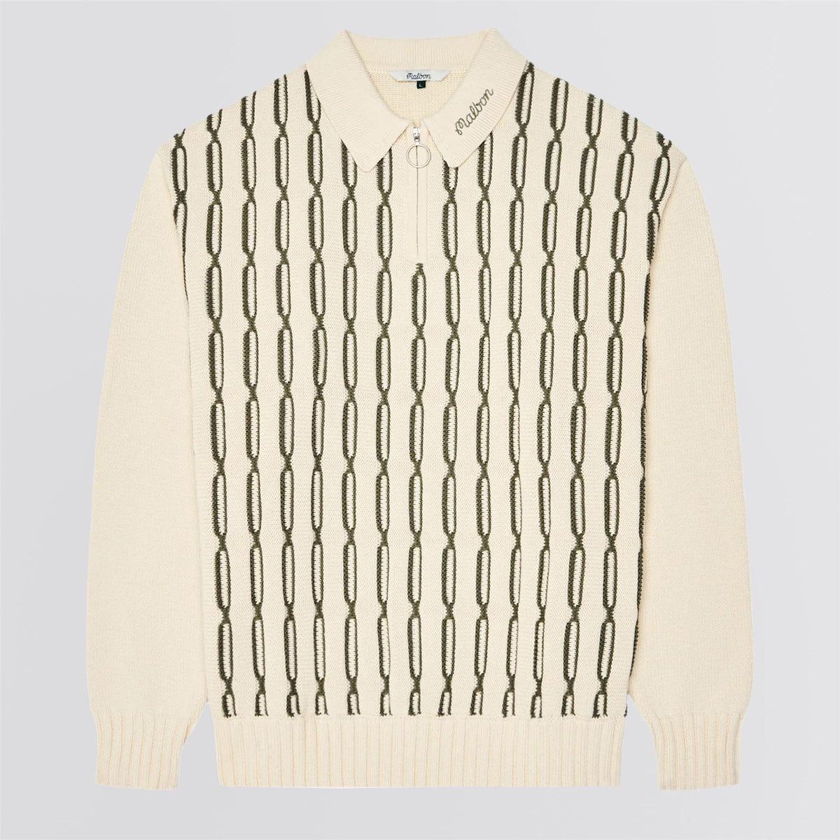 Links Polo Sweater Beige