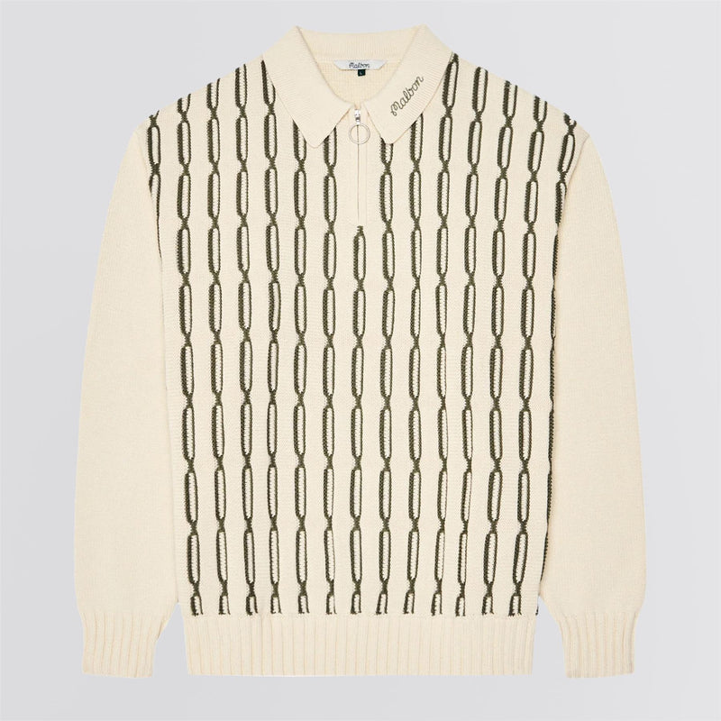 Links Polo Sweater Beige