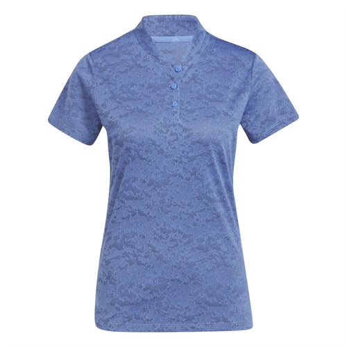 Womens Jacquard Polo Blue Fusion Met. - SS23