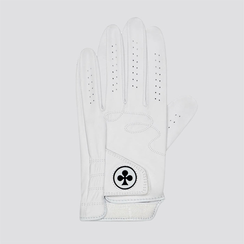Clover Left Hand Golf Glove White