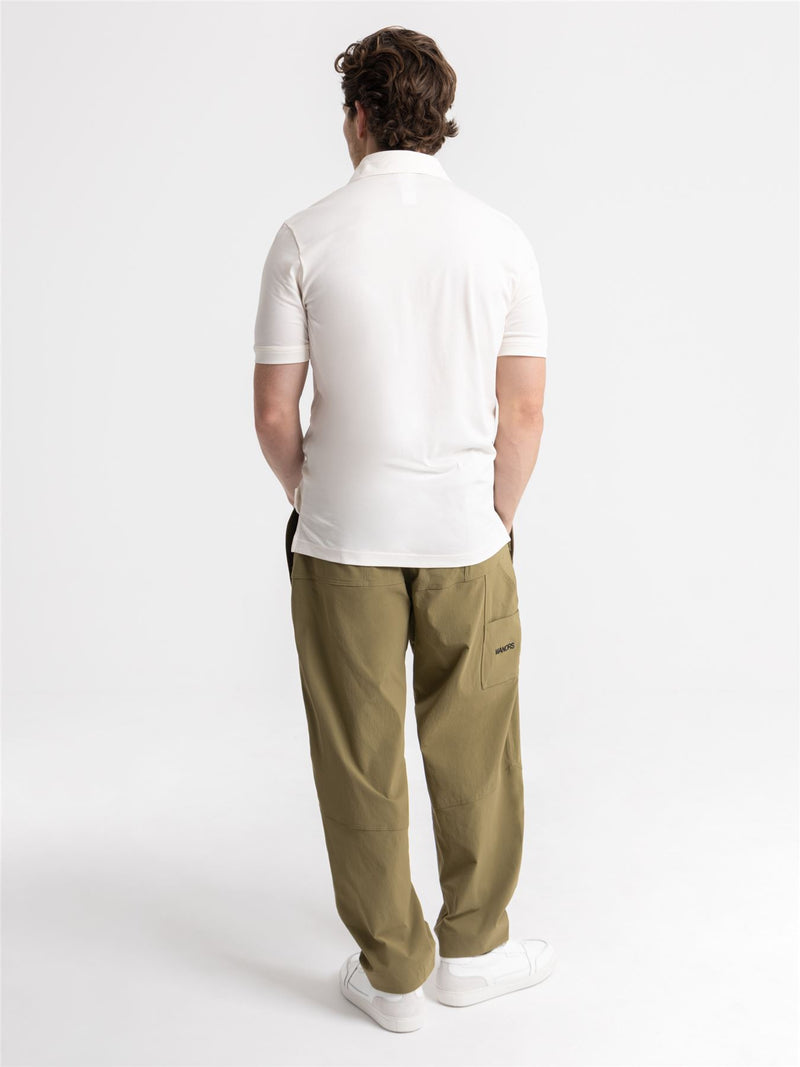 Archive Pocket Polo Chalk White