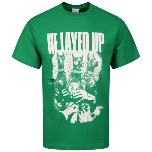 He Layed Up T-Shirt Green - 2024
