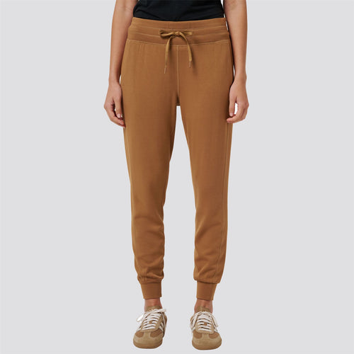 Womens Skyloft Soft Tie Jogger Chestnut