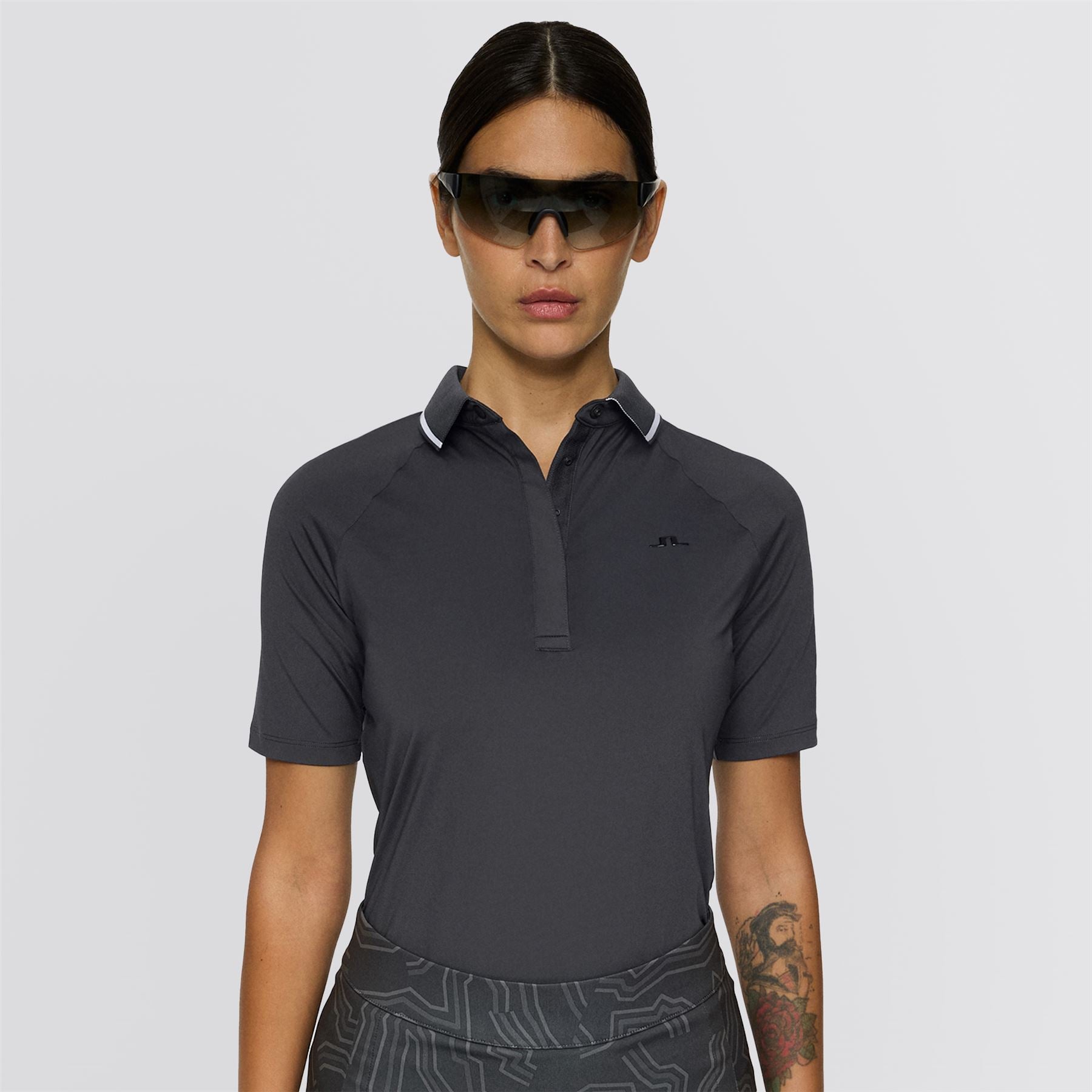 Womens Amy Polo Asphalt