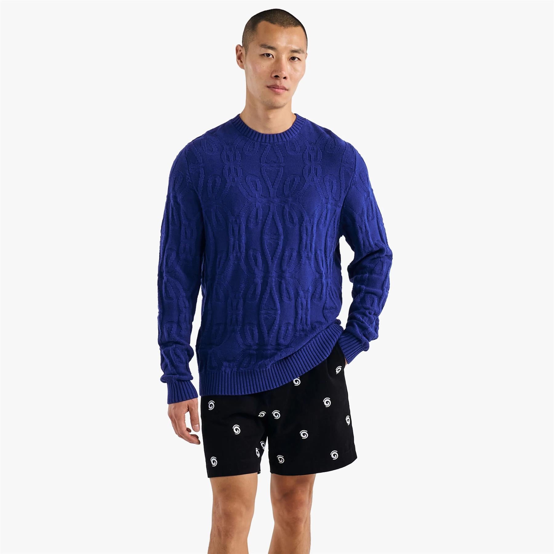 Monaco Knit Sweater Blue