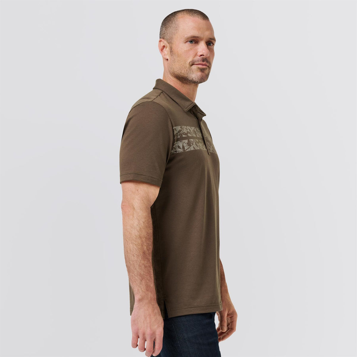 Orchard Walk Polo Chocolate