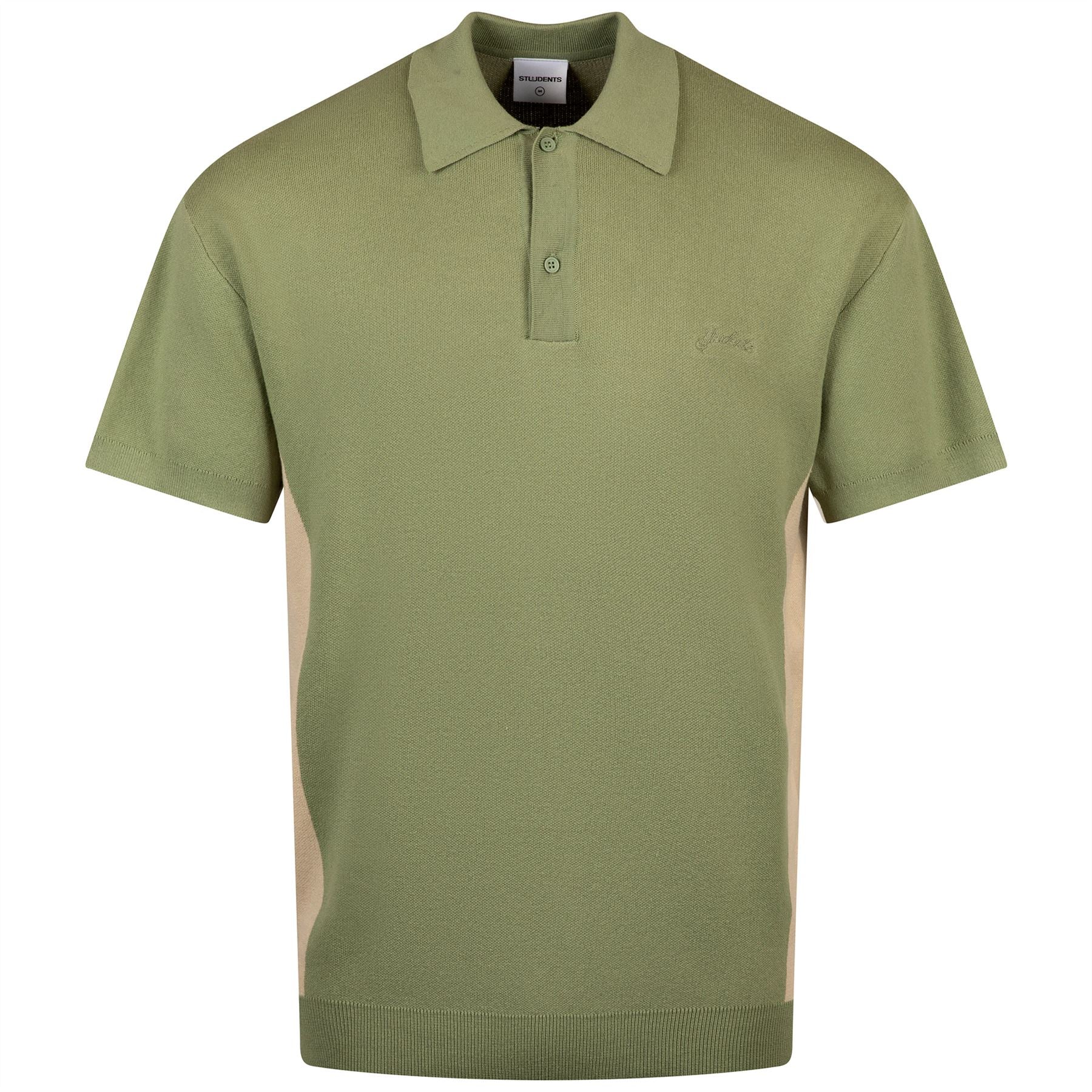 Newton SS Knit Polo Sweater Moss