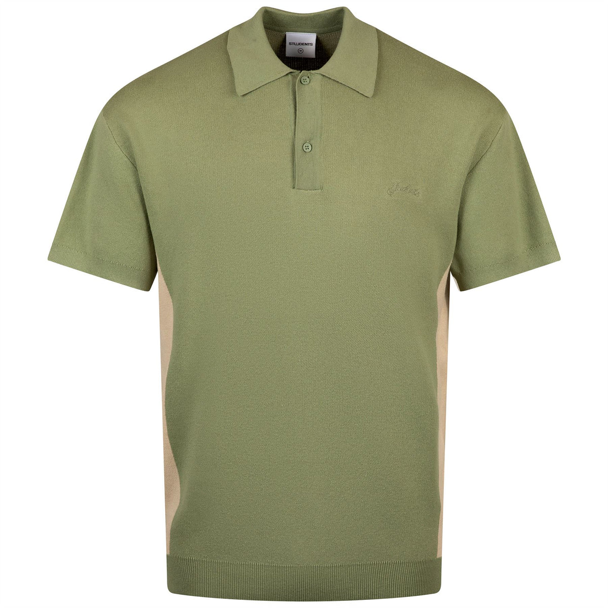 Newton SS Knit Polo Sweater Moss