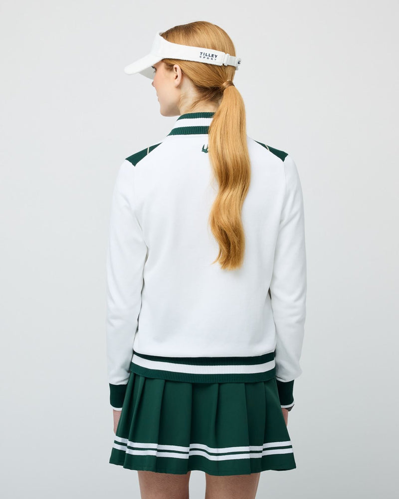 Womens Argule Full Zip Sweater