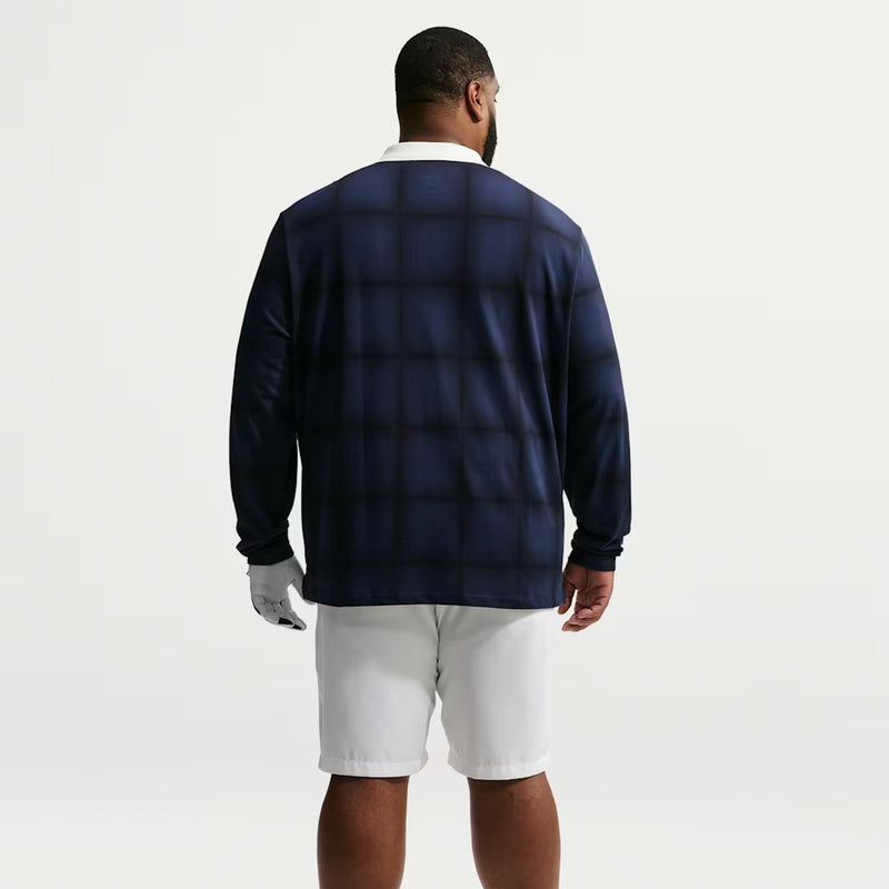 Dri-Fit Fairway Fresh Long Sleeve Loose Fit Polo Midnight Navy/Sail