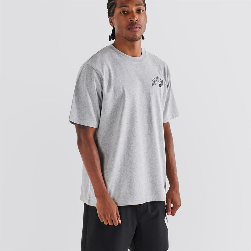 x Santa Cruz Bermuda Slasher Tee Malbon Heather Grey