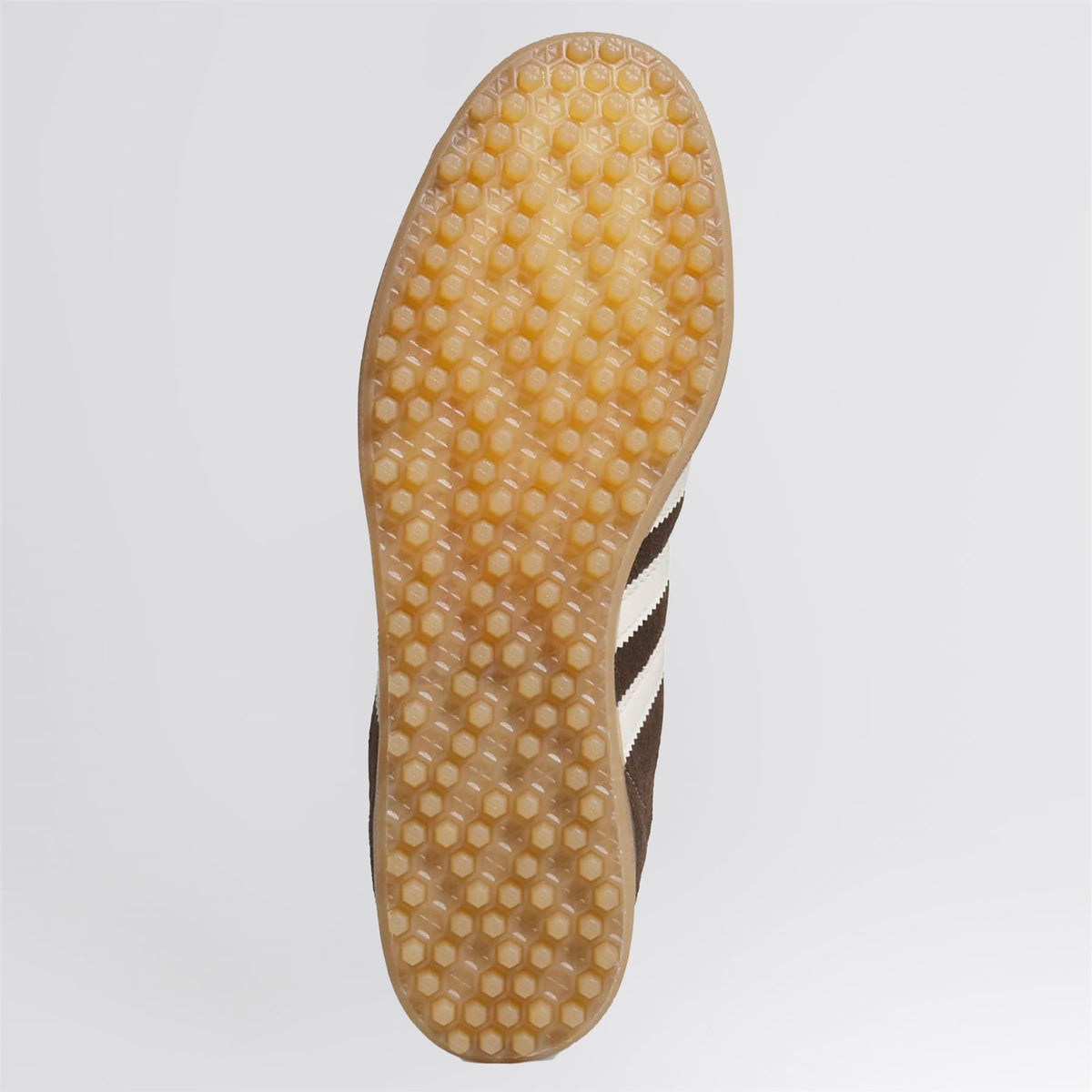 Gazelle Spikeless Golf Shoes Dark Brown/Chalk White/Gum