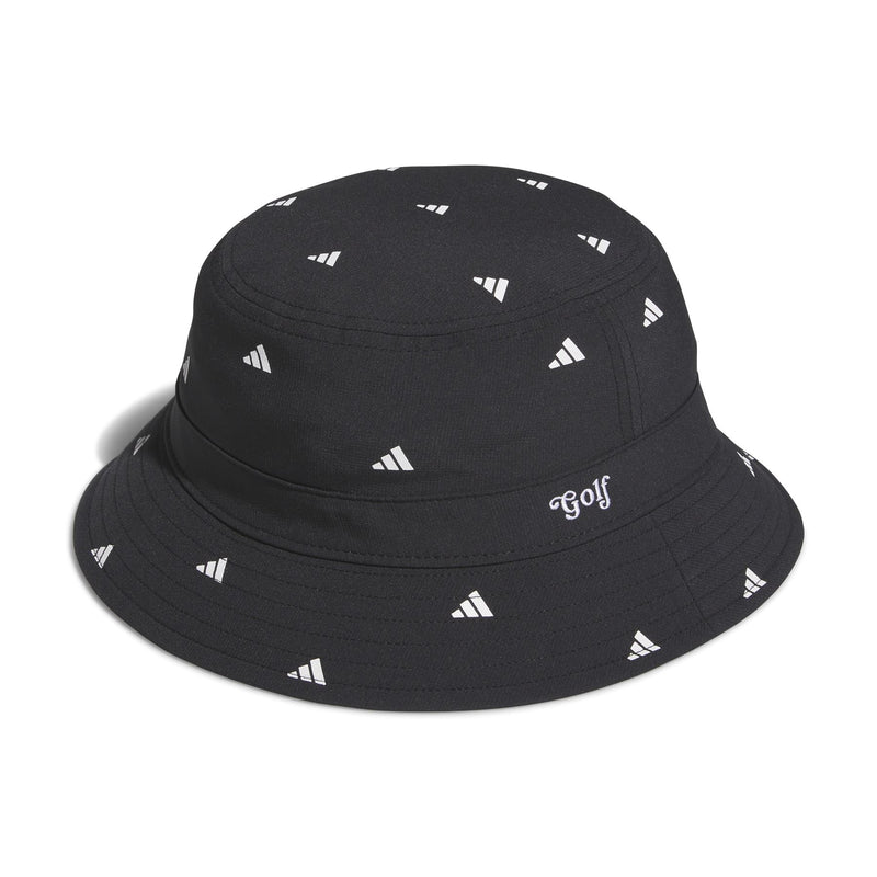 Womens Printed Bucket Hat Black