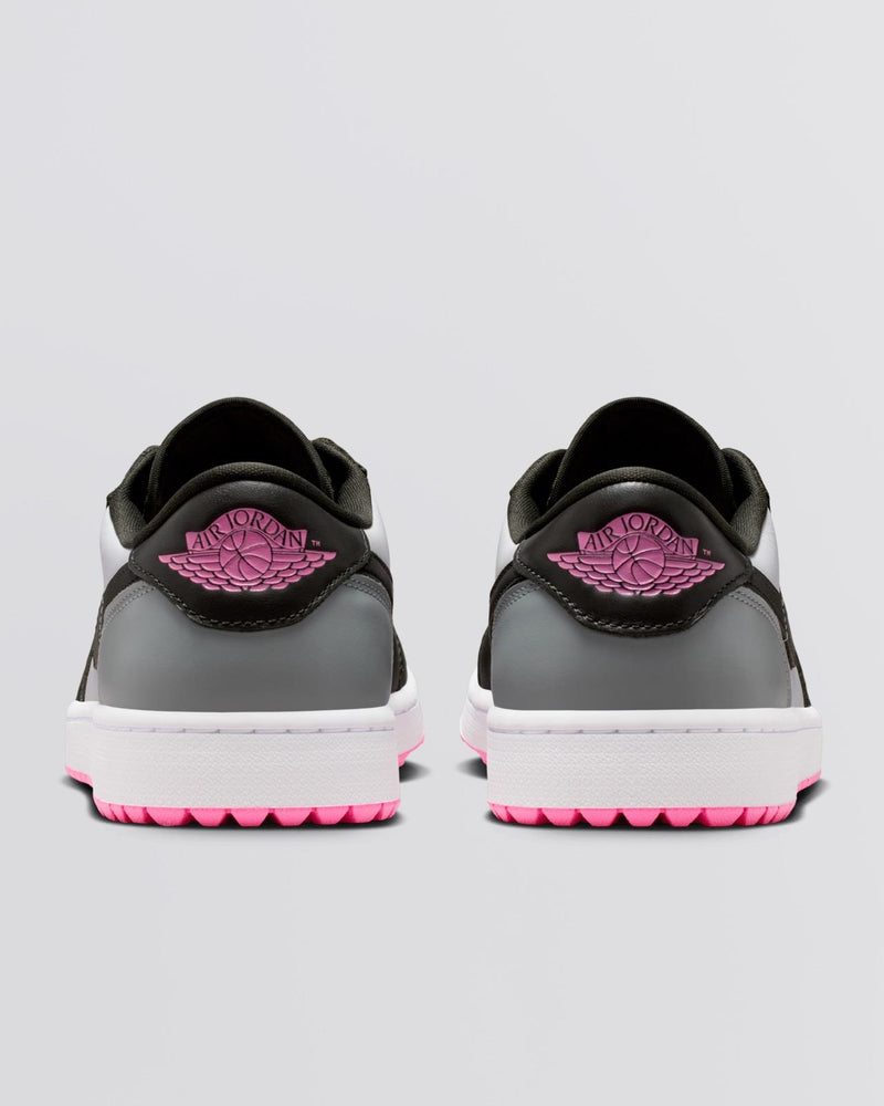 Air Jordan 1 Low Spikeless Golf Shoes White/Sequioa/Light Pumice/Pink Glow