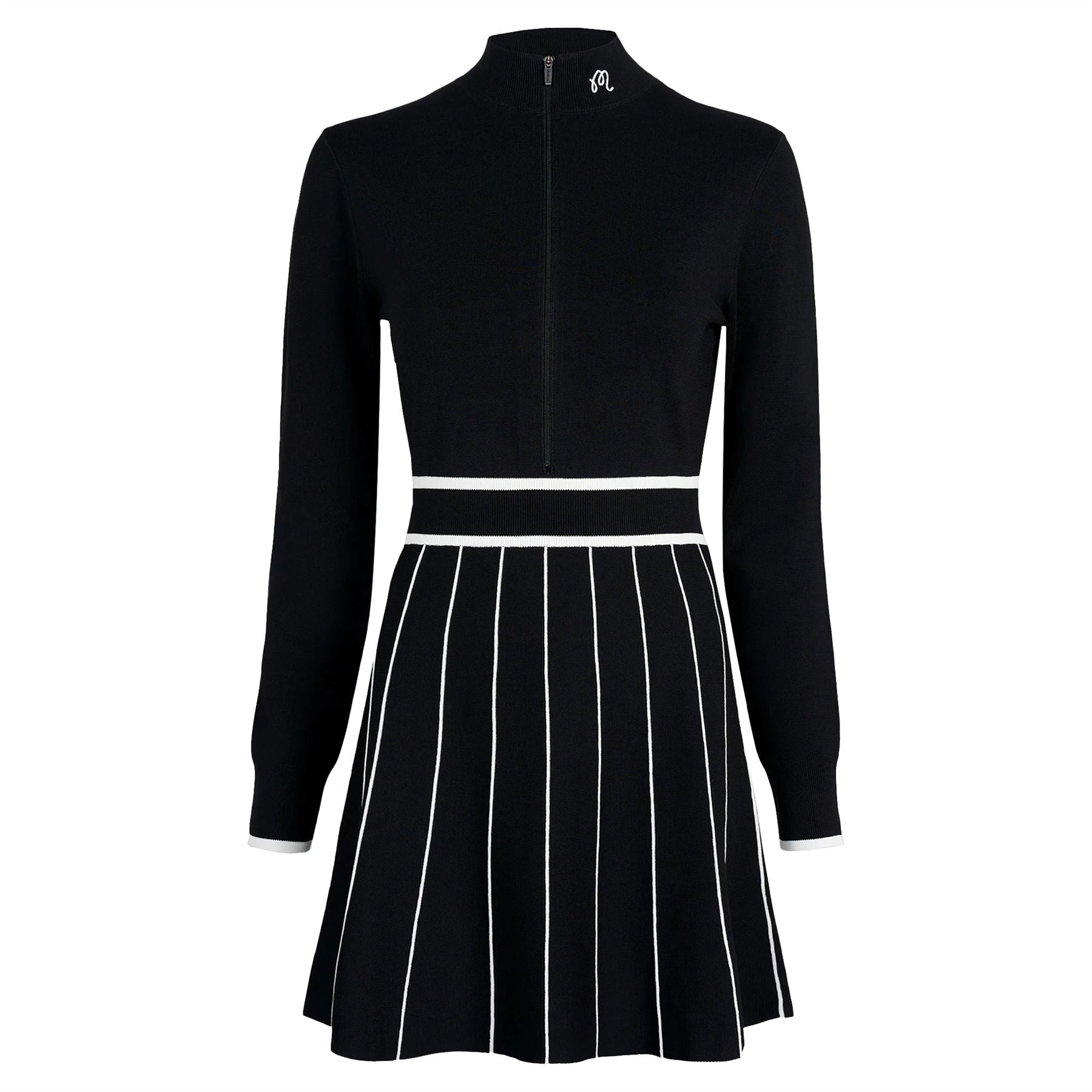 ■Malbon Golf■ [WOMENS COLLECTION] Elizabeth Dress Malbon Golf Elizabeth Dress Black | TRENDYGOLF USA