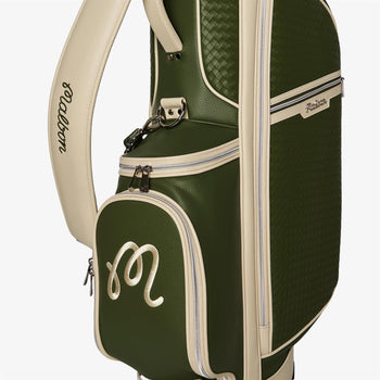Malbon Golf Artigianale Stand Golf Bag Cypress Green | TRENDYGOLF USA