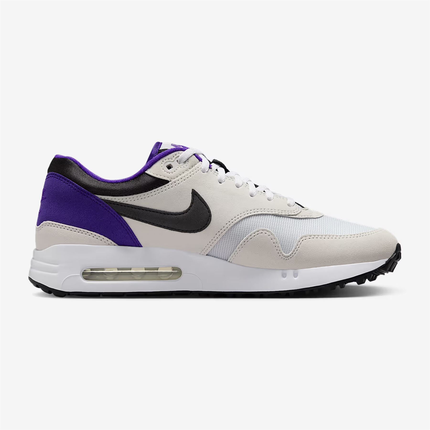 Nike Air Max 1 '86 OG Golf Shoes Neutral Gray/Black/White/Purple