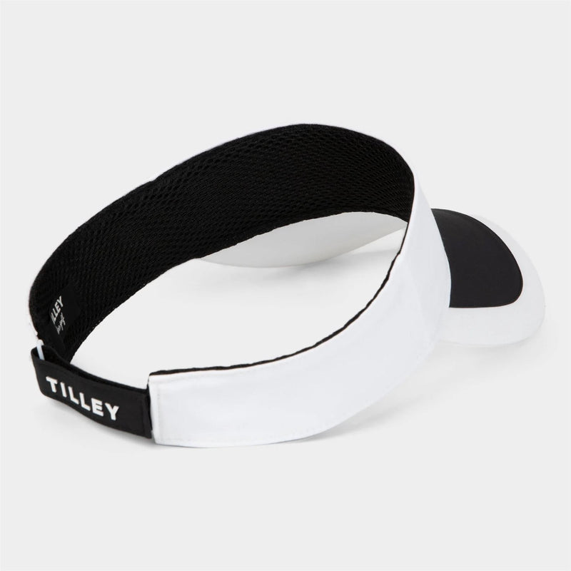Womens Contrast Golf Visor White/Black