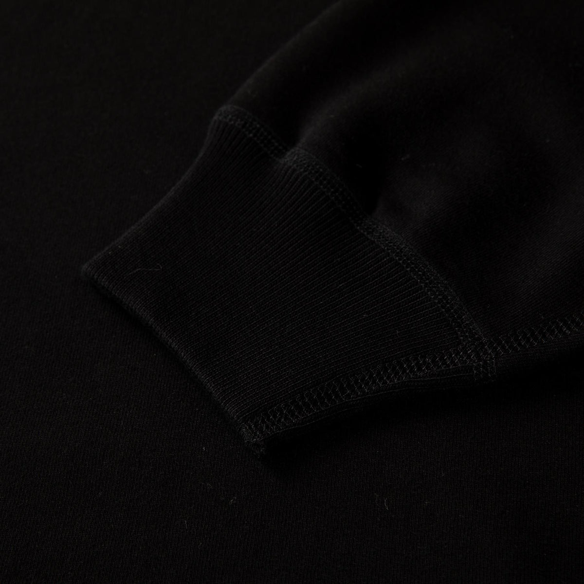 Midweight Terry Standard Crewneck Black