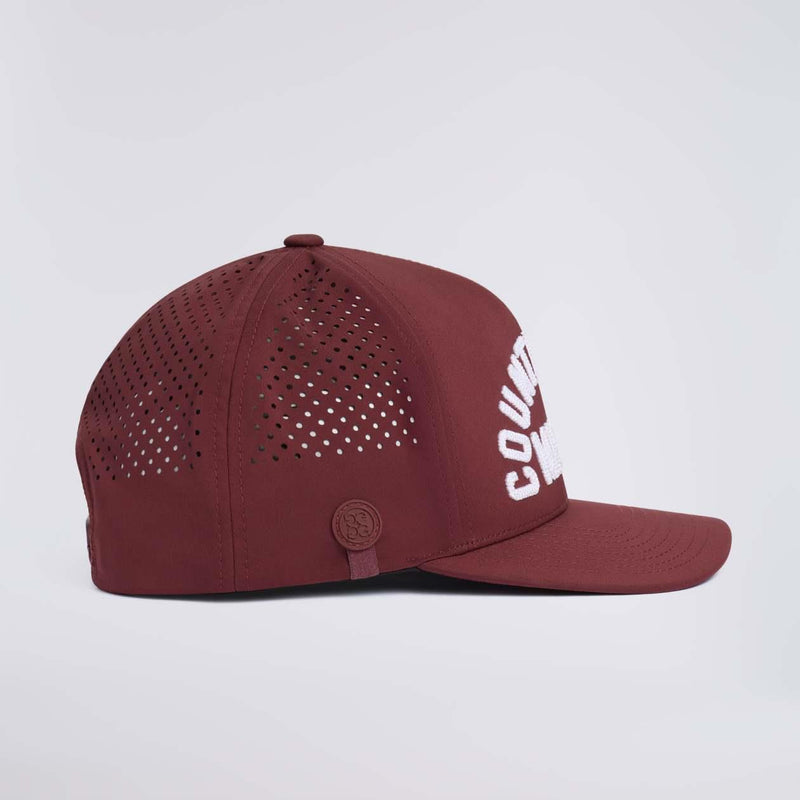 Country Club Misfit Delta Hat Dark Plum