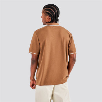 Malbon Fairway Applique Pique Polo British Tan | TRENDYGOLF USA