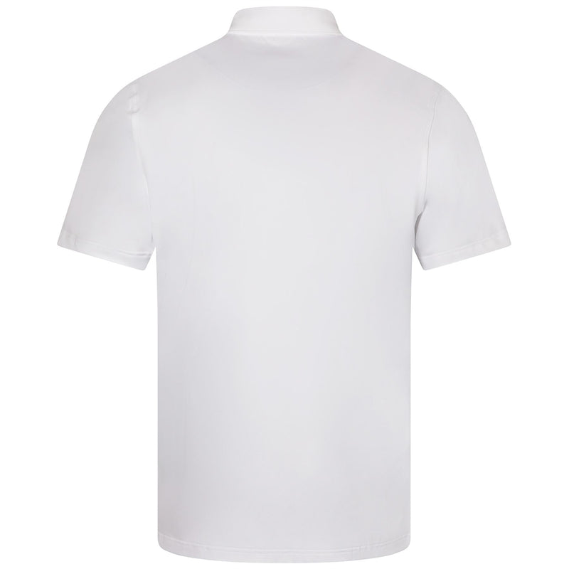 Solid Performance Jersey Polo White