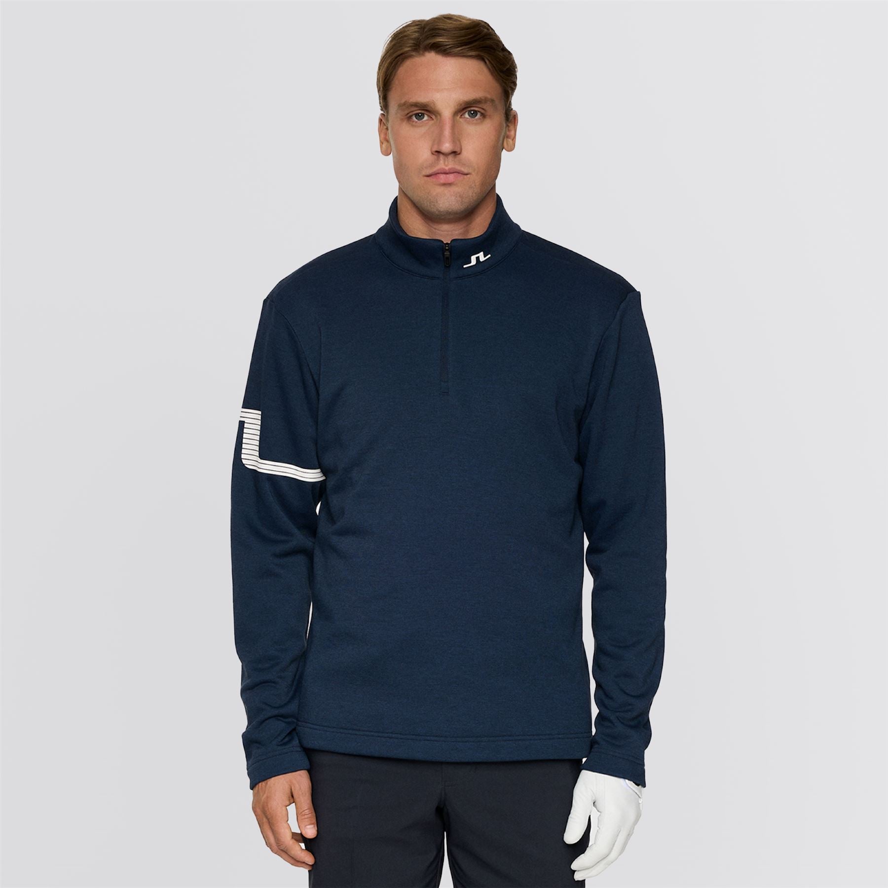 Heath Strike Mid Layer Navy Melange