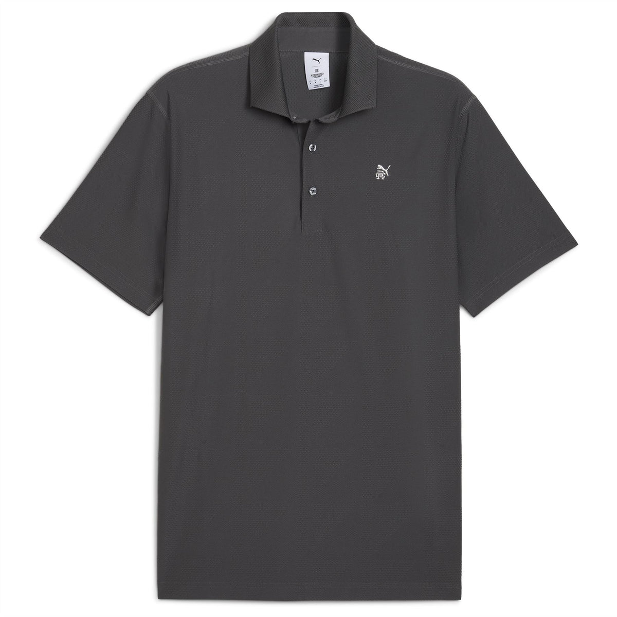 x RC MATTR Jacquard Polo Dusky Gray