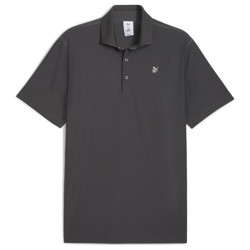x RC MATTR Jacquard Polo Dusky Gray
