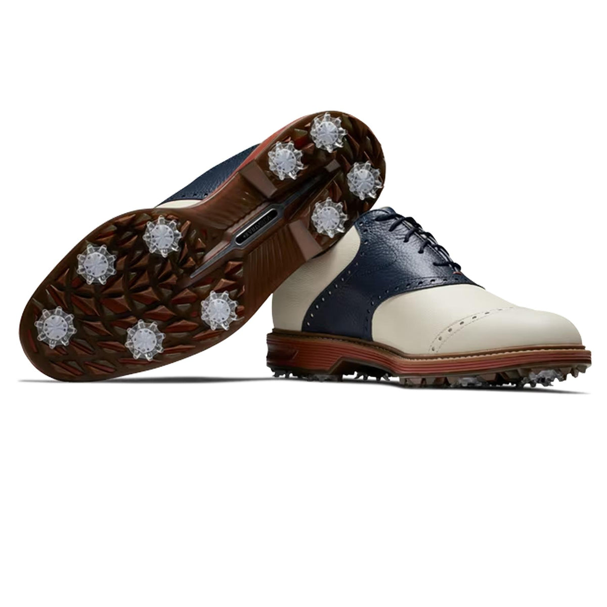 Premiere Wilcox Golf Shoes Cream/Navy