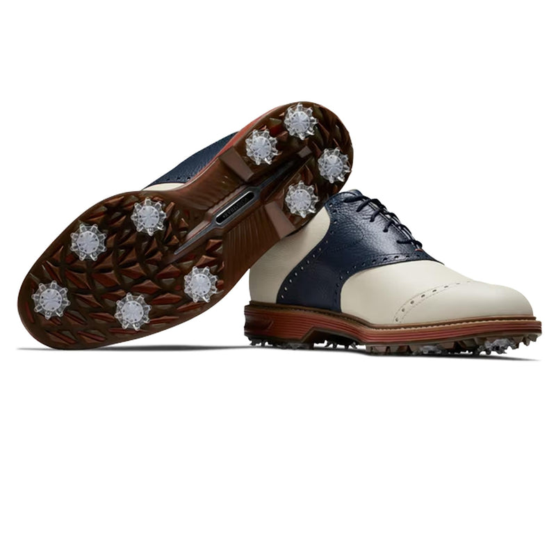 Premiere Wilcox Golf Shoes Cream/Navy