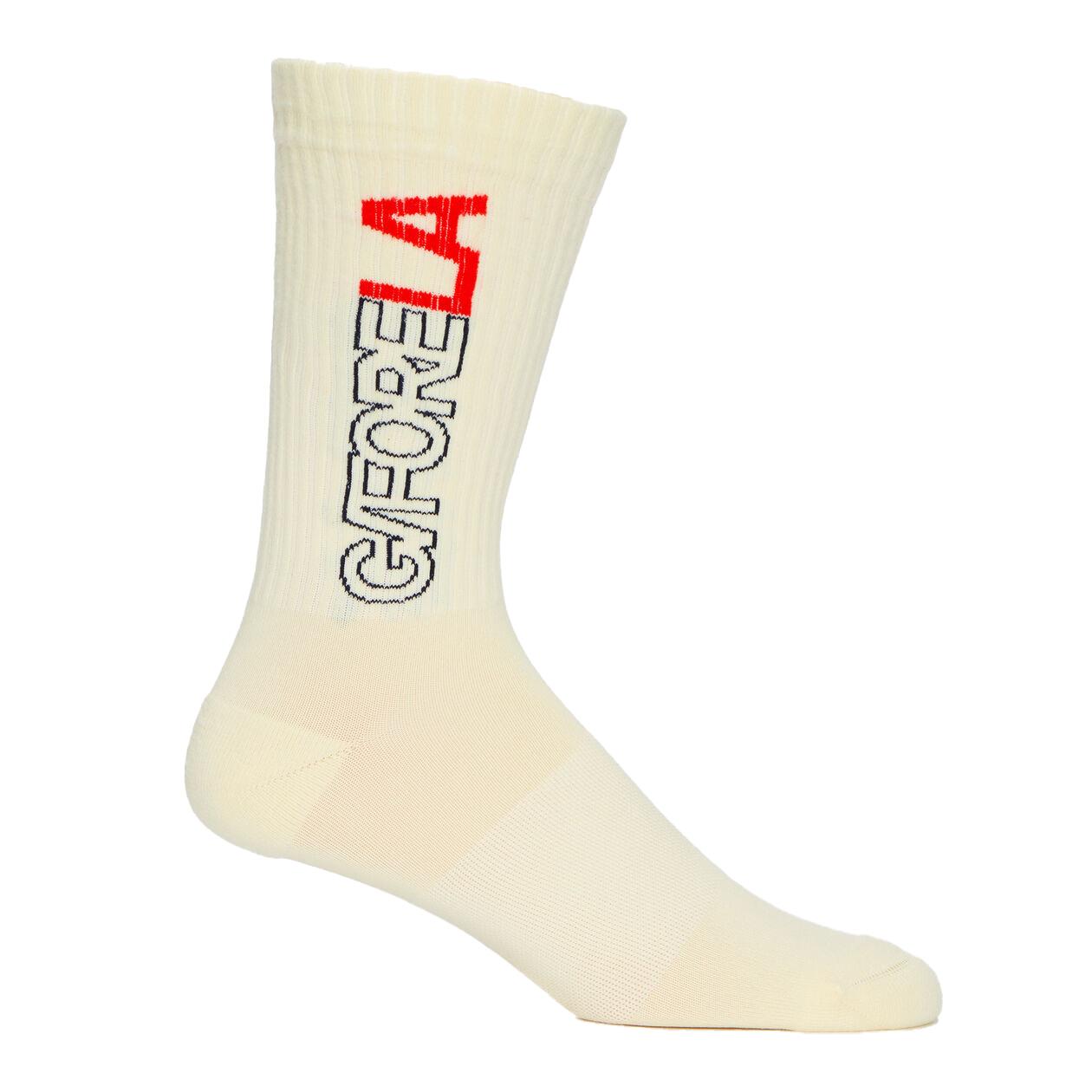G/Fore La Ribbed Compression Crew Sock Poppy
