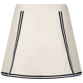 ◆Malbon Golf◆ A-line Essential Skort IVORY WOMAN Malbon Golf Lia Skirt Ivory | TRENDYGOLF USA