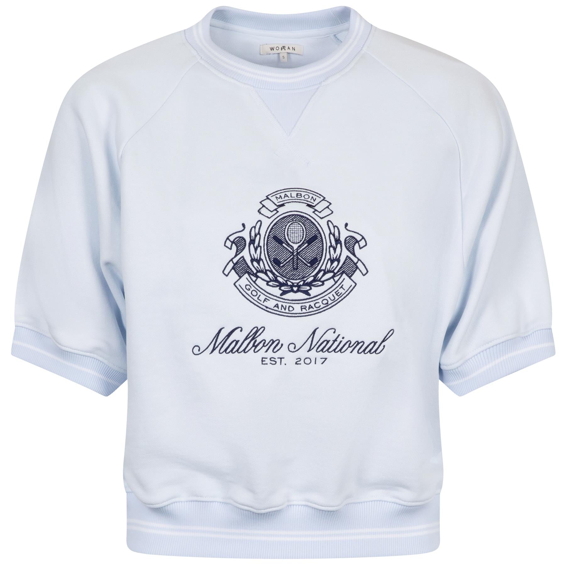 MALBON GOLF Golf is Life Sweater white