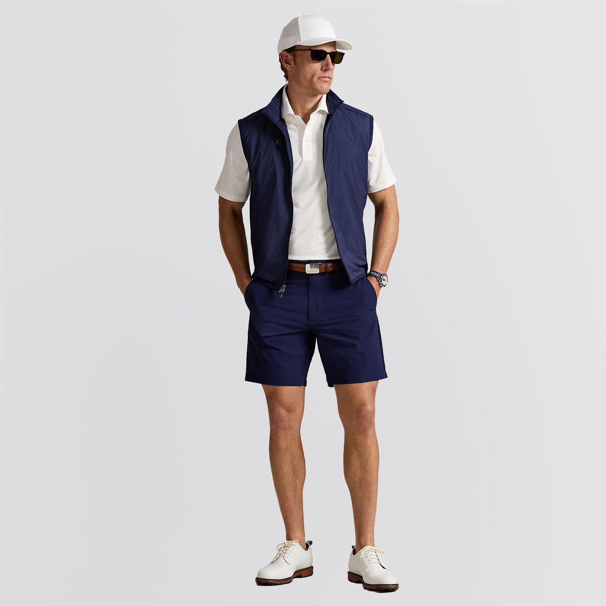 RLX Eight-Inch Tailored Fit Performance Shorts Refined Navy